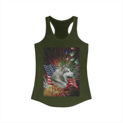 American Malamute Women's Racerback Tank