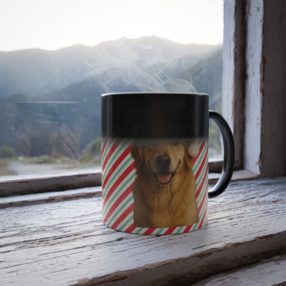 Santa Paws Golden Color Changing Mug