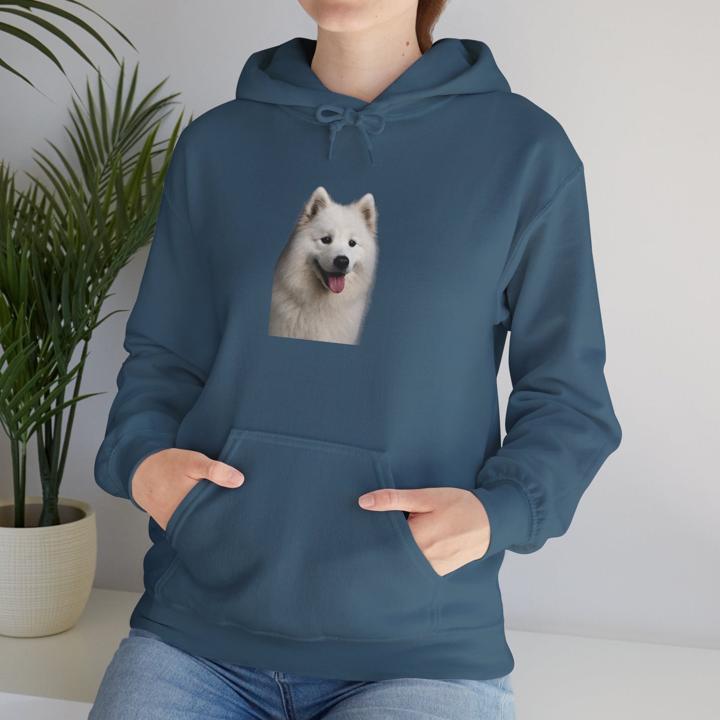 Samoyed Head Unisex Hoodie
