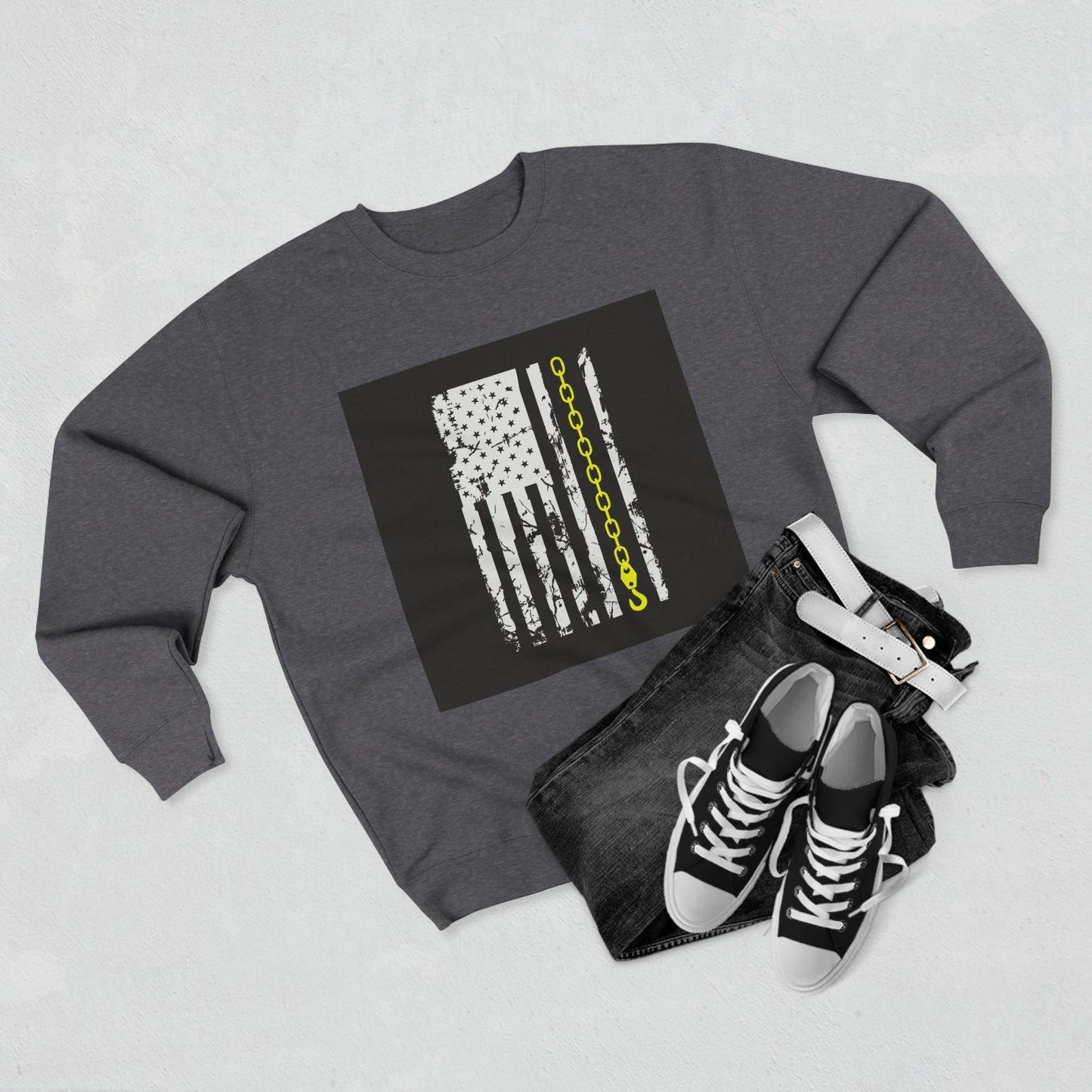 Thin Yellow Line Unisex Crewneck Sweatshirt