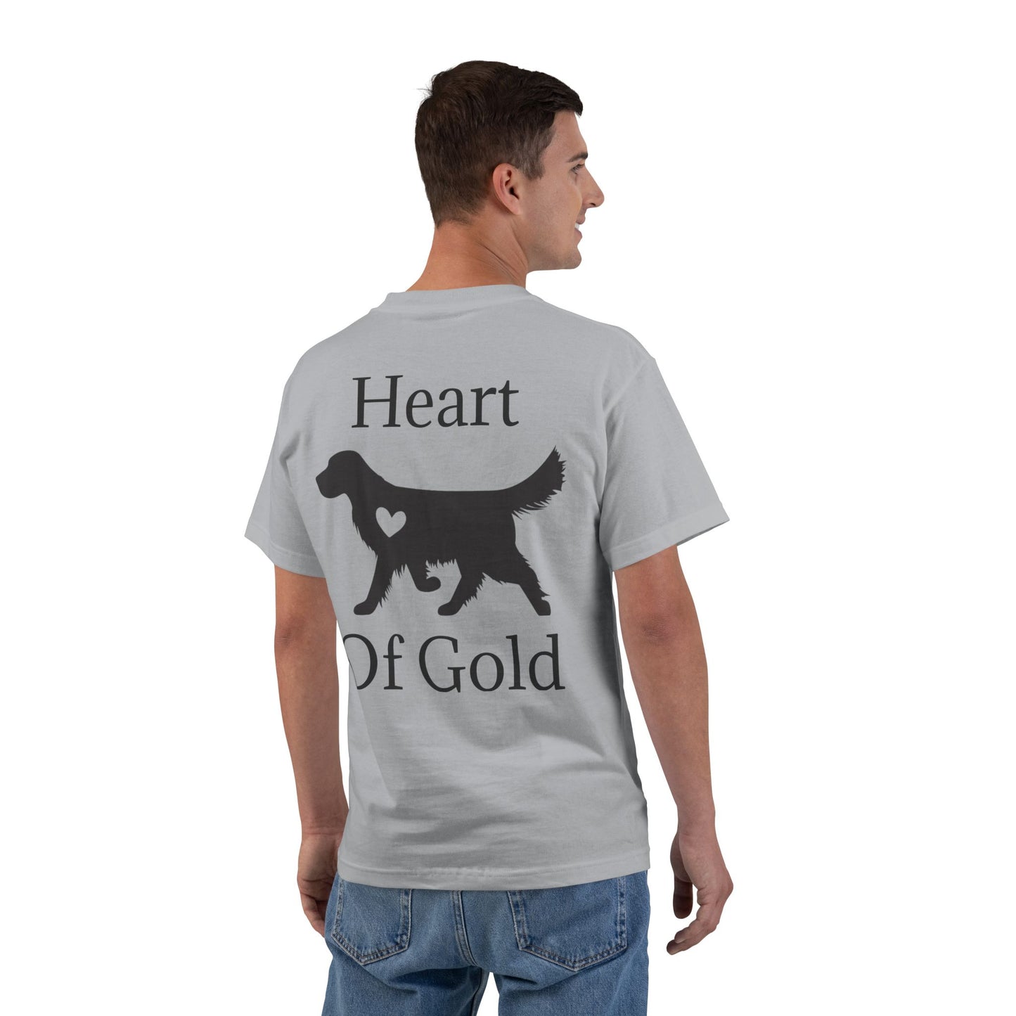 Heart Of Gold Men's Short-Sleeve Crewneck Tee