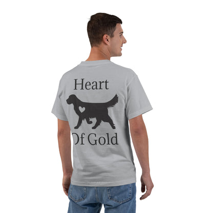 Heart Of Gold Men's Short-Sleeve Crewneck Tee
