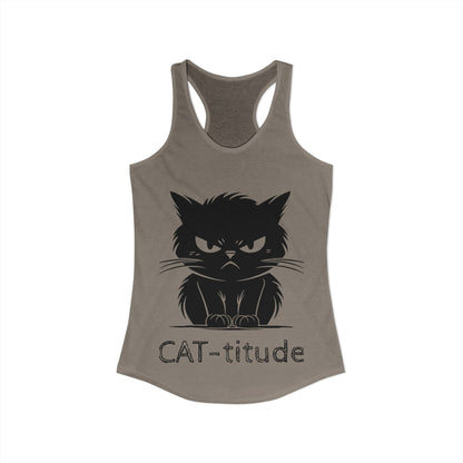 CAT-titude Women's Racerback Tank