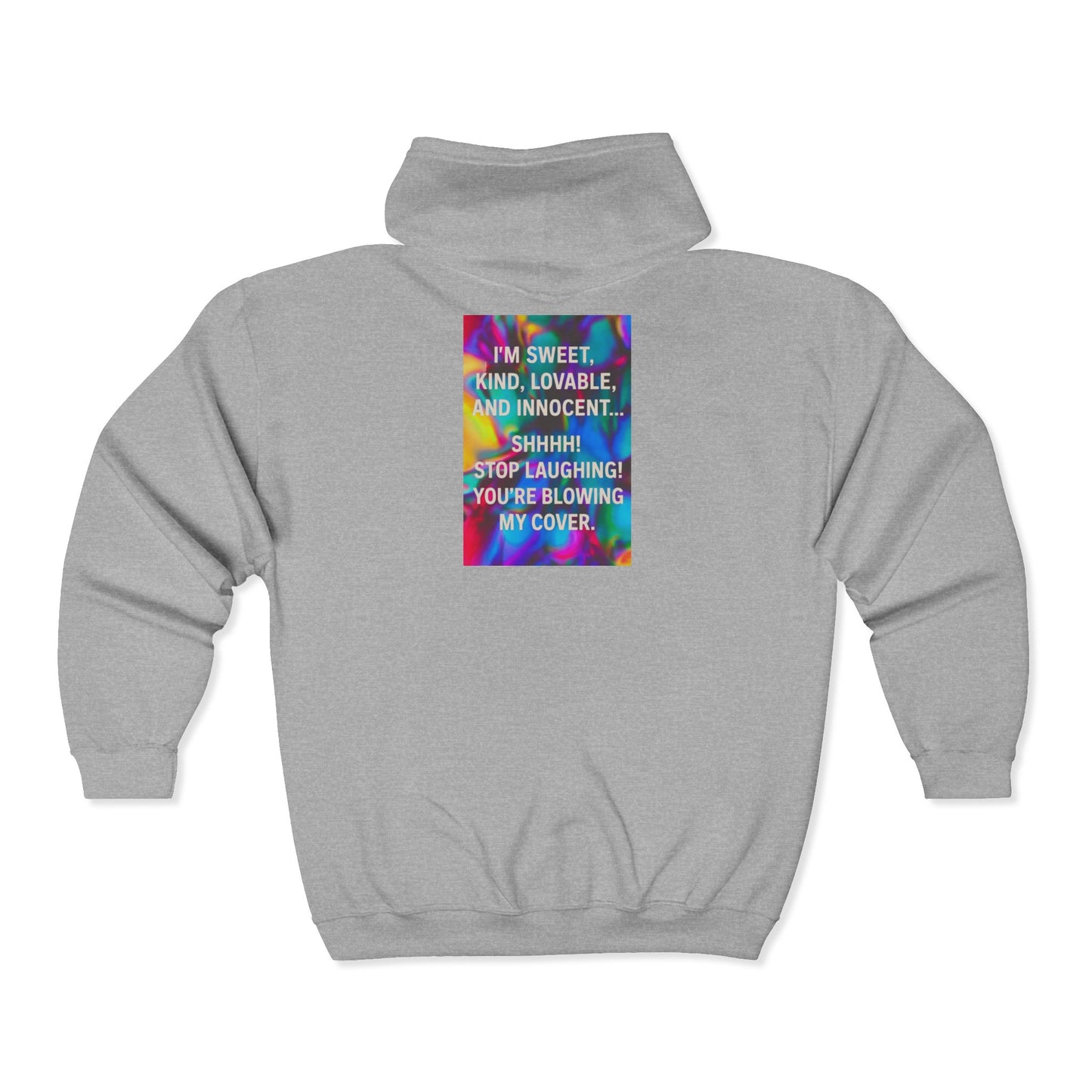 Blowing My Cover Unisex Full Zip Hoodie