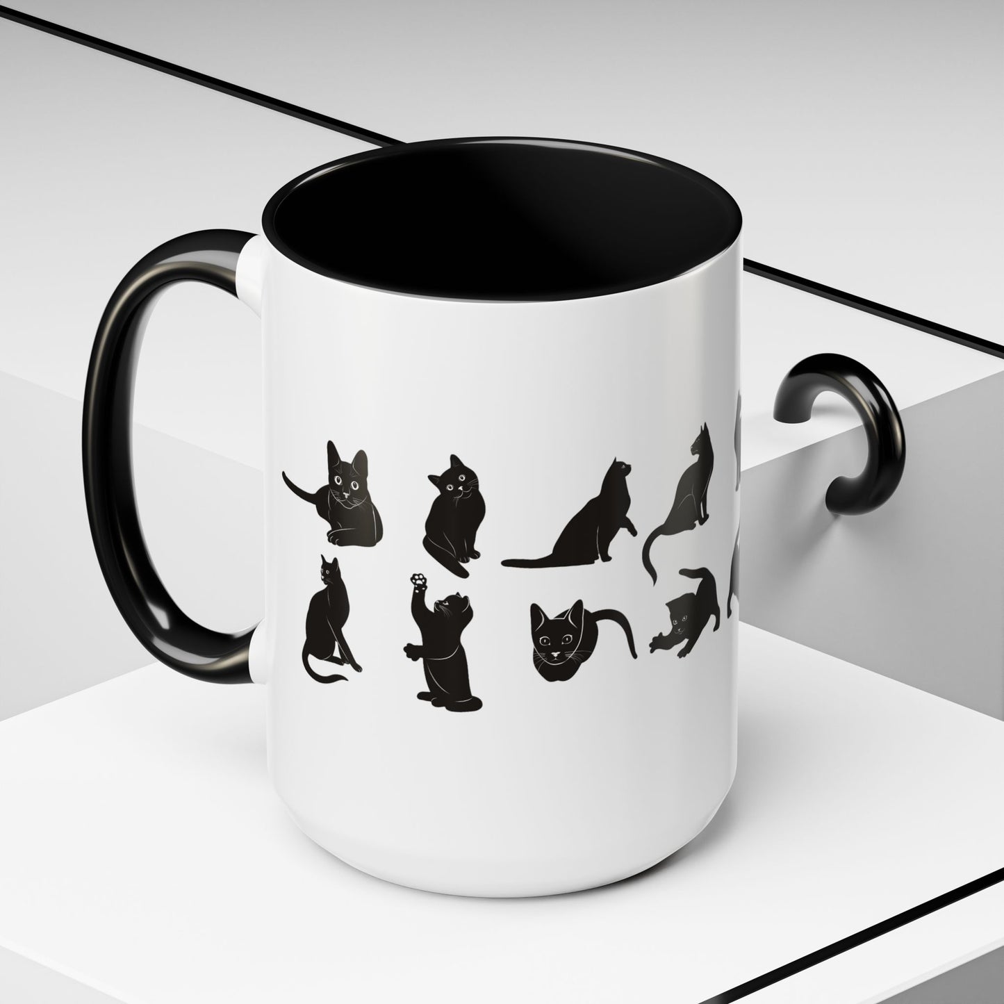 Cats 2-Tone Coffee Mug