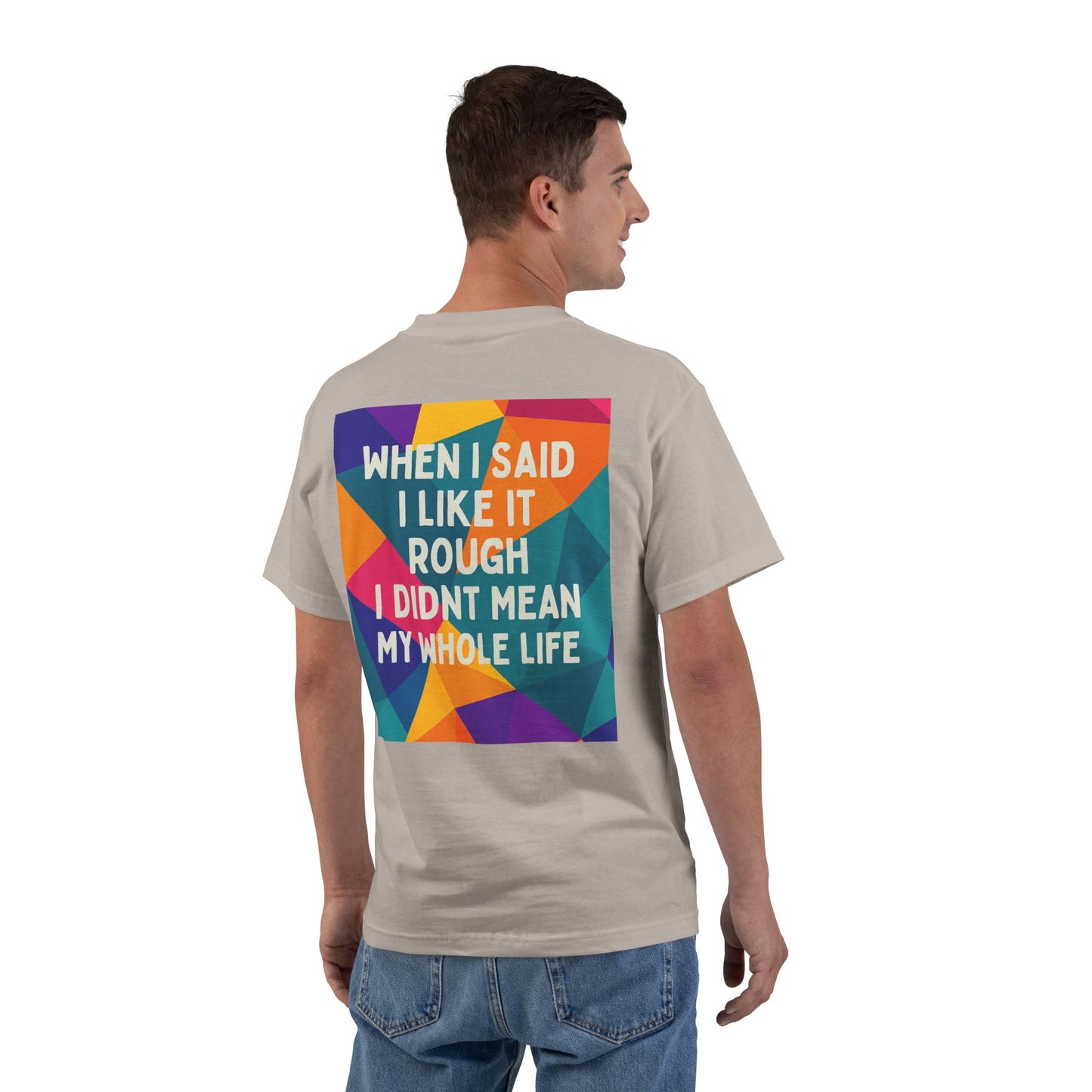 Like It Rough Men's Short-Sleeve Crewneck Tee