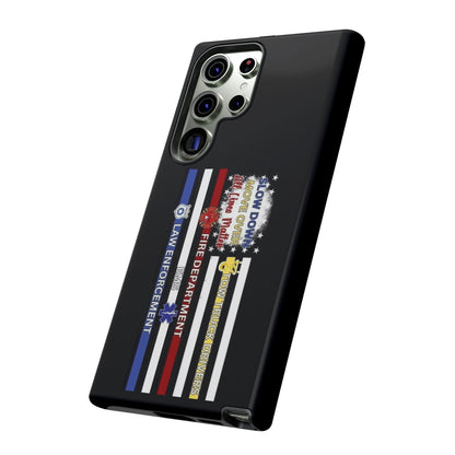 Slow Down Move Over Flag Samsung Case