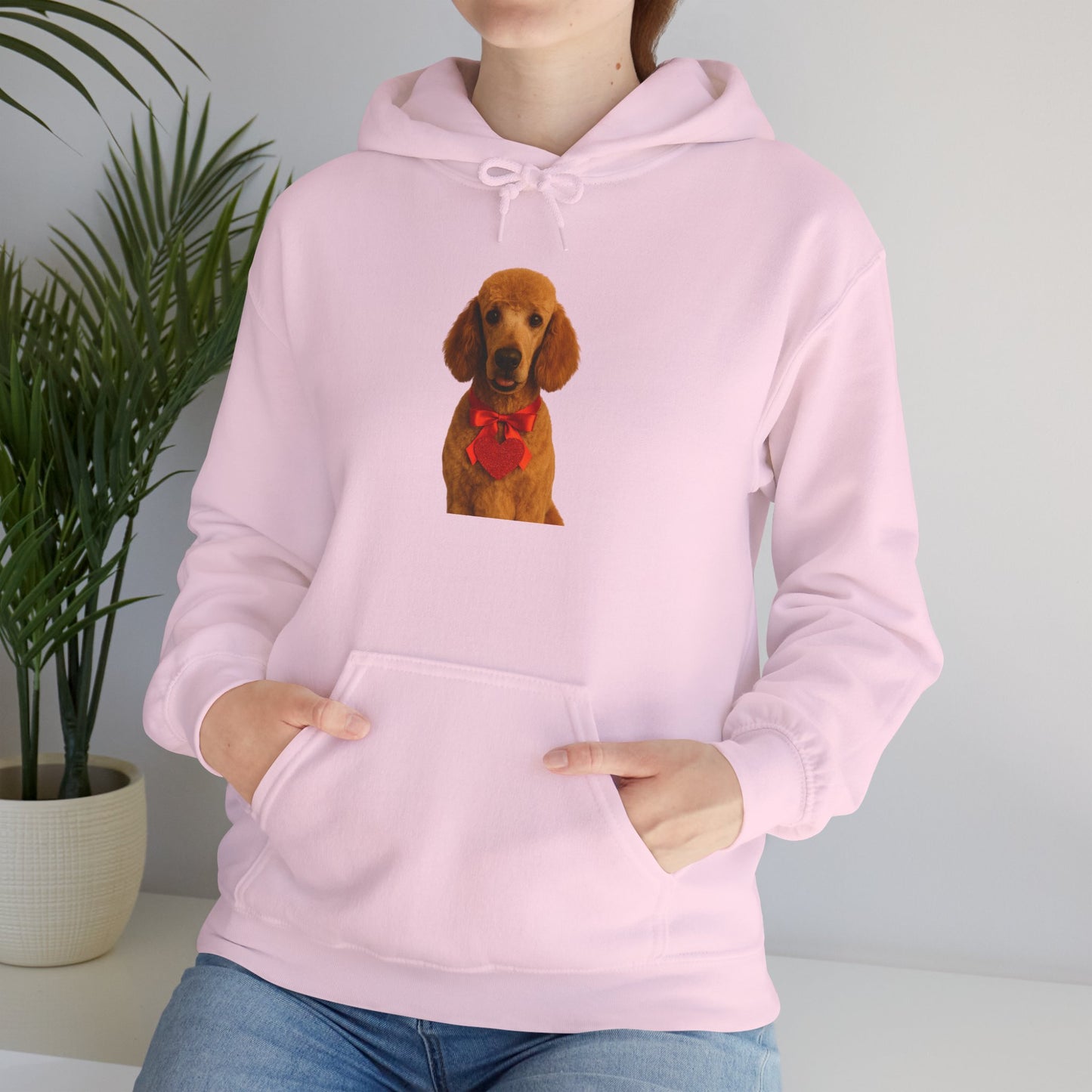 Cupid's Companion Poodle Unisex Hoodie