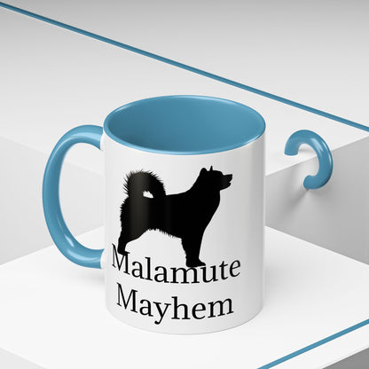 Malamute Mayhem 2-Tone Coffee Mug