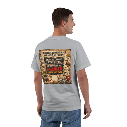Unhinged Family Men's Short-Sleeve Crewneck Tee