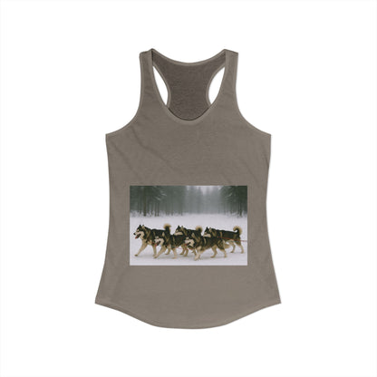 Mush On Women's Racerback Tank