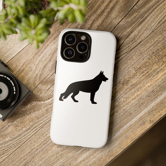 German Shepherd Silhouette iPhone Case