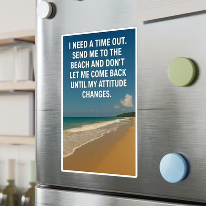 Time Out Vinyl Decal