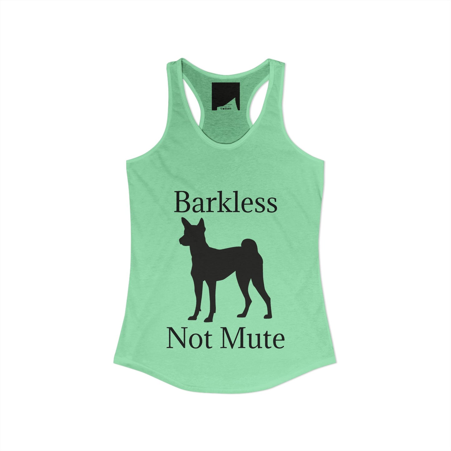 Barkless Not Mute Women's Racerback Tank