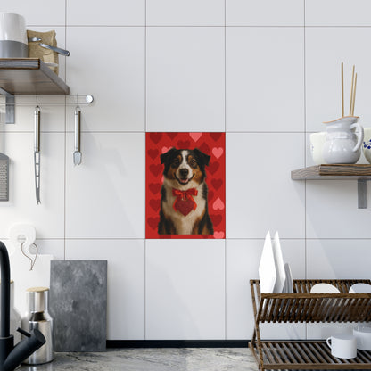 Cupid's Companion Aussie Ceramic Photo Tile