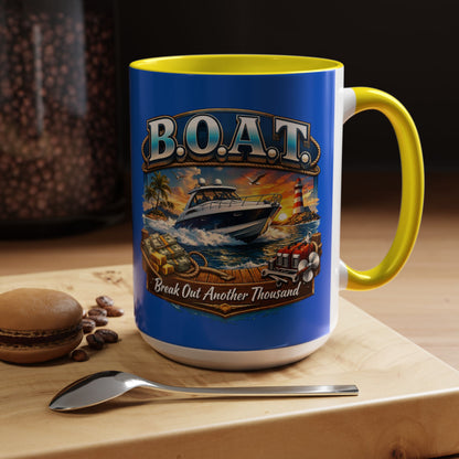 B.O.A.T. 2-Tone Coffee Mug