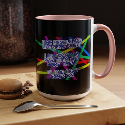 Glow Sticks 2-Tone Coffee Mug