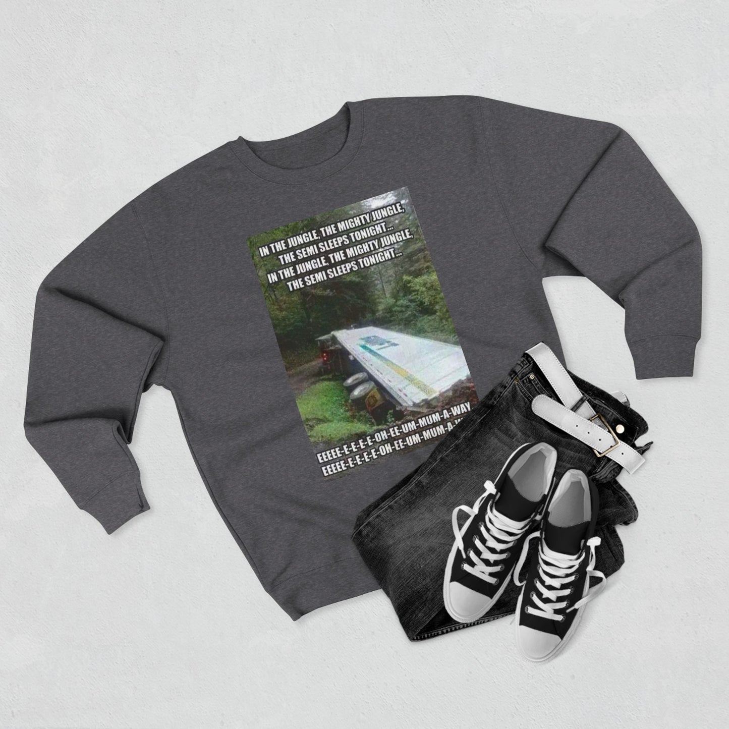 Semi Sleeps Unisex Crewneck Sweatshirt