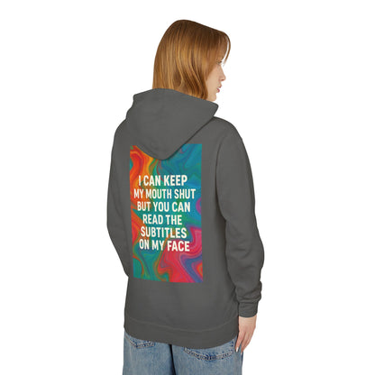 Subtitles Unisex Lightweight Hoodie