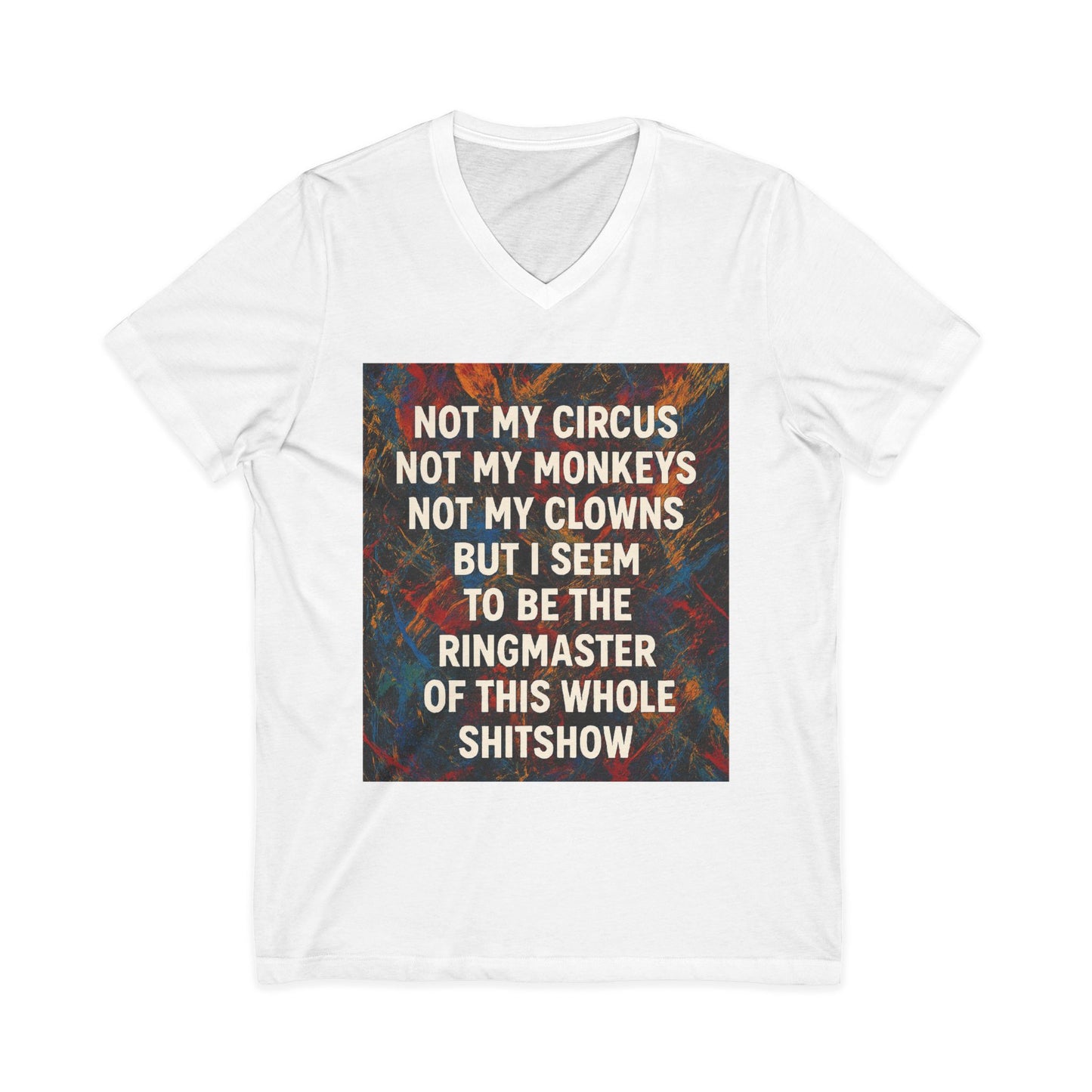 Ringmaster Unisex Short Sleeve V-Neck Tee