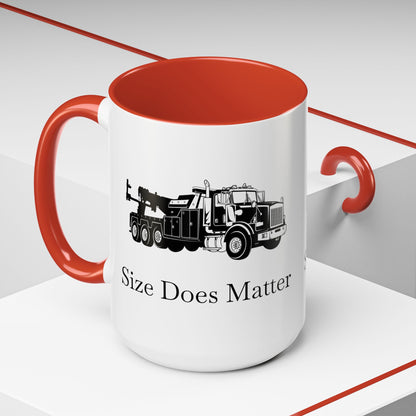 Size Does Matter 2-Tone Coffee Mug