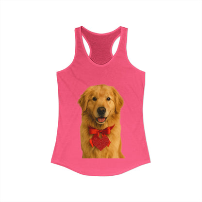 Cupid's Companion Golden Women's Racerback Tank