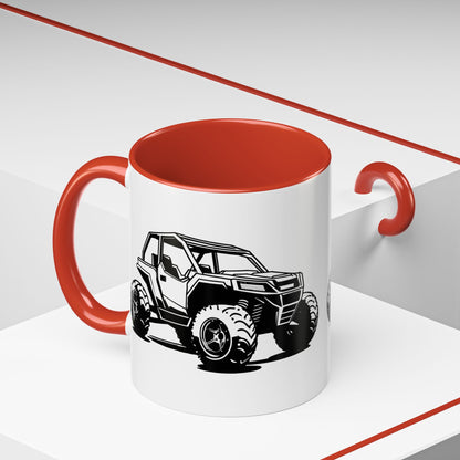 Off The Beaten Path Side By Side 2-Tone Coffee Mug