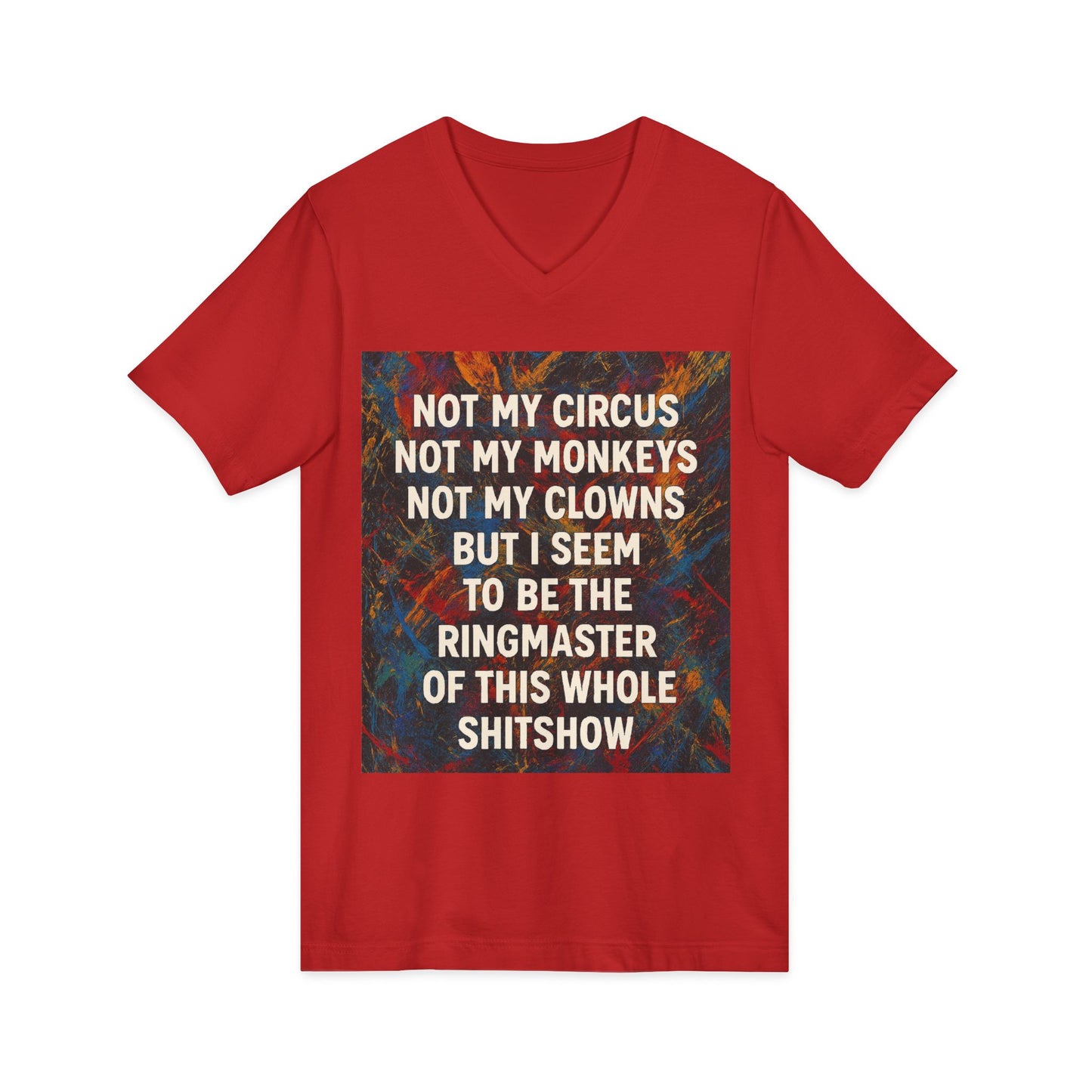 Ringmaster Unisex Short Sleeve V-Neck Tee