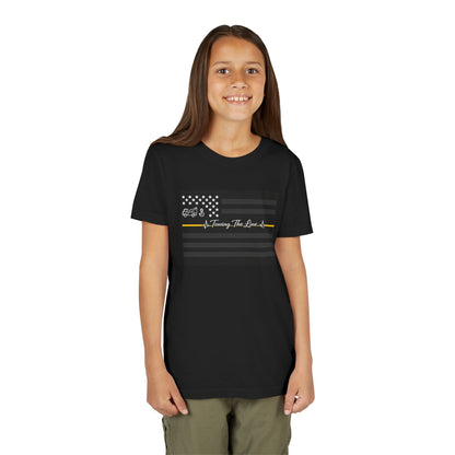 Thin Yellow Line Youth Unisex Short Sleeve Crewneck Tee