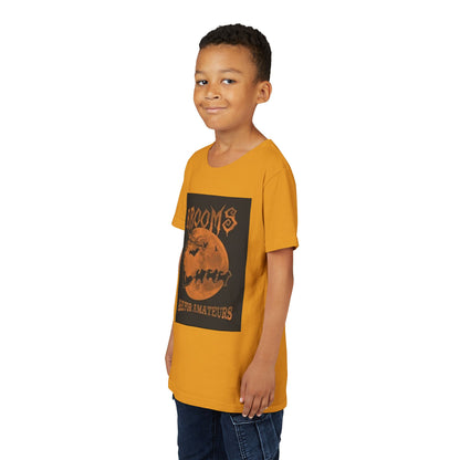 Brooms Are For Amateurs Youth Unisex Short Sleeve Crewneck Tee