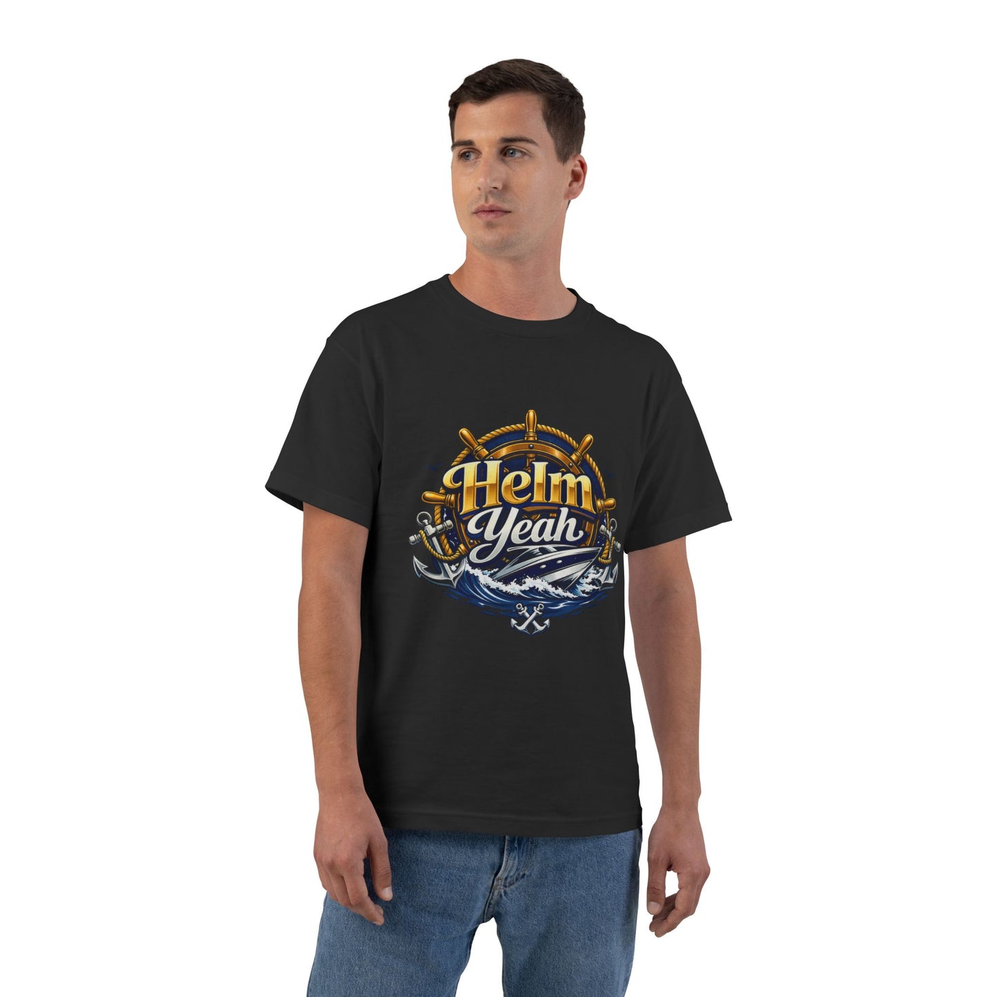 Helm Yeah Men's Short-Sleeve Crewneck Tee