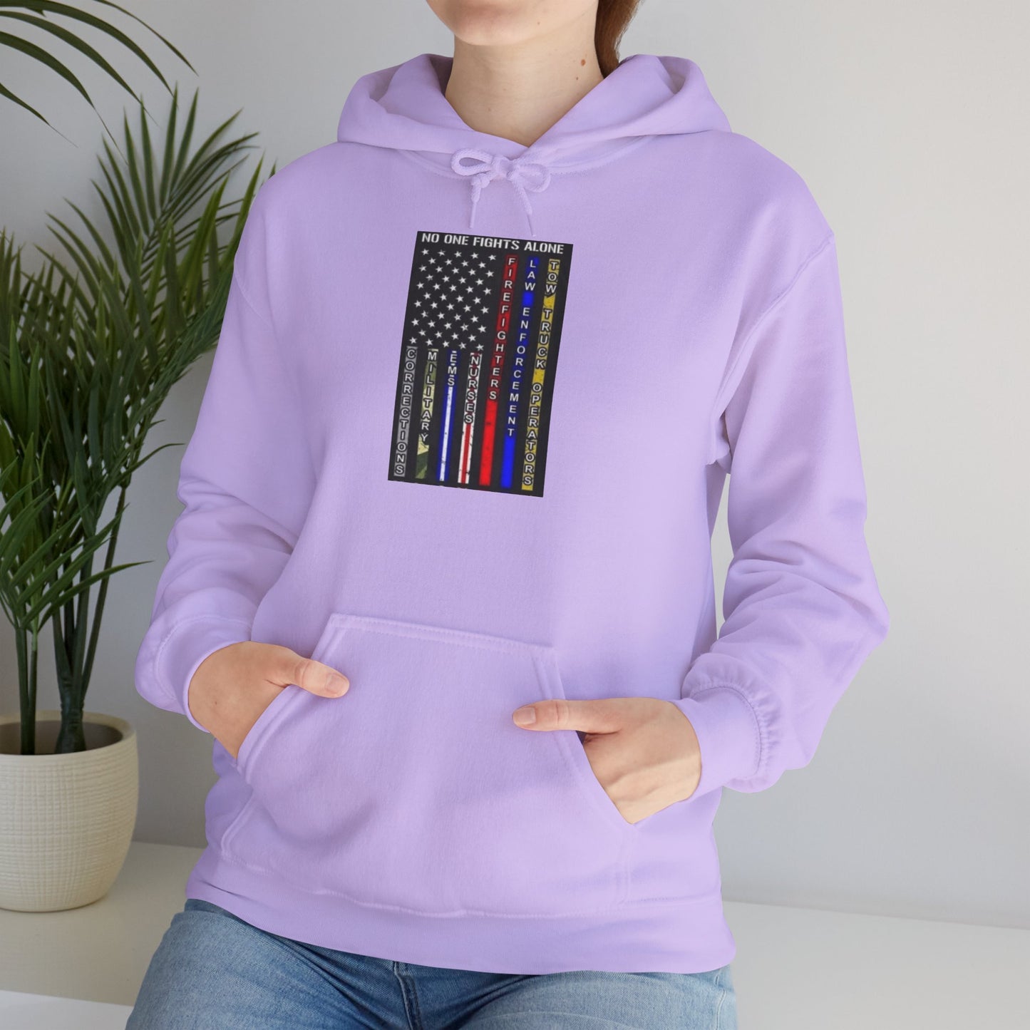 No One Fights Alone Unisex Hoodie