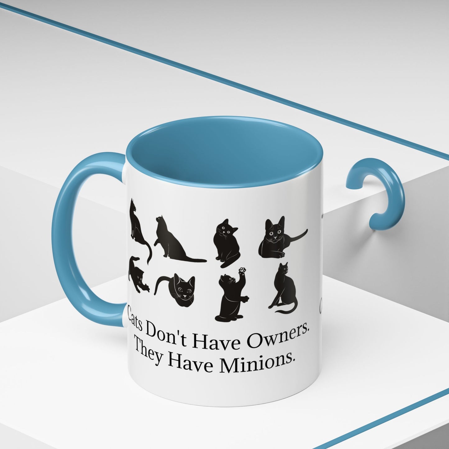 Cat Minions 2-Tone Coffee Mug