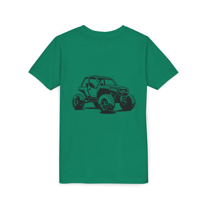 Off The Beaten Path Side By Side Youth Unisex Short Sleeve Crewneck Tee