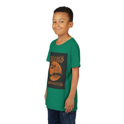 Brooms Are For Amateurs Youth Unisex Short Sleeve Crewneck Tee
