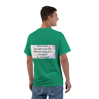 Note To Self Men's Short-Sleeve Crewneck Tee