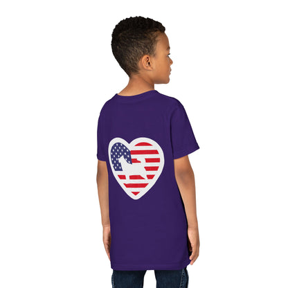 Malamute Flag Youth Unisex Short Sleeve Crewneck Tee
