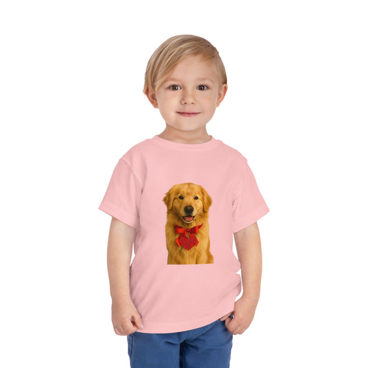 Cupid's Companion Golden Toddler Unisex Short Sleeve Crewneck Tee