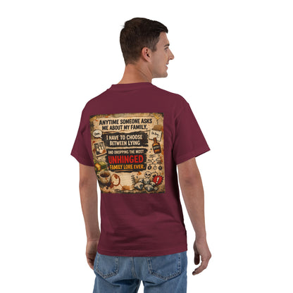 Unhinged Family Men's Short-Sleeve Crewneck Tee