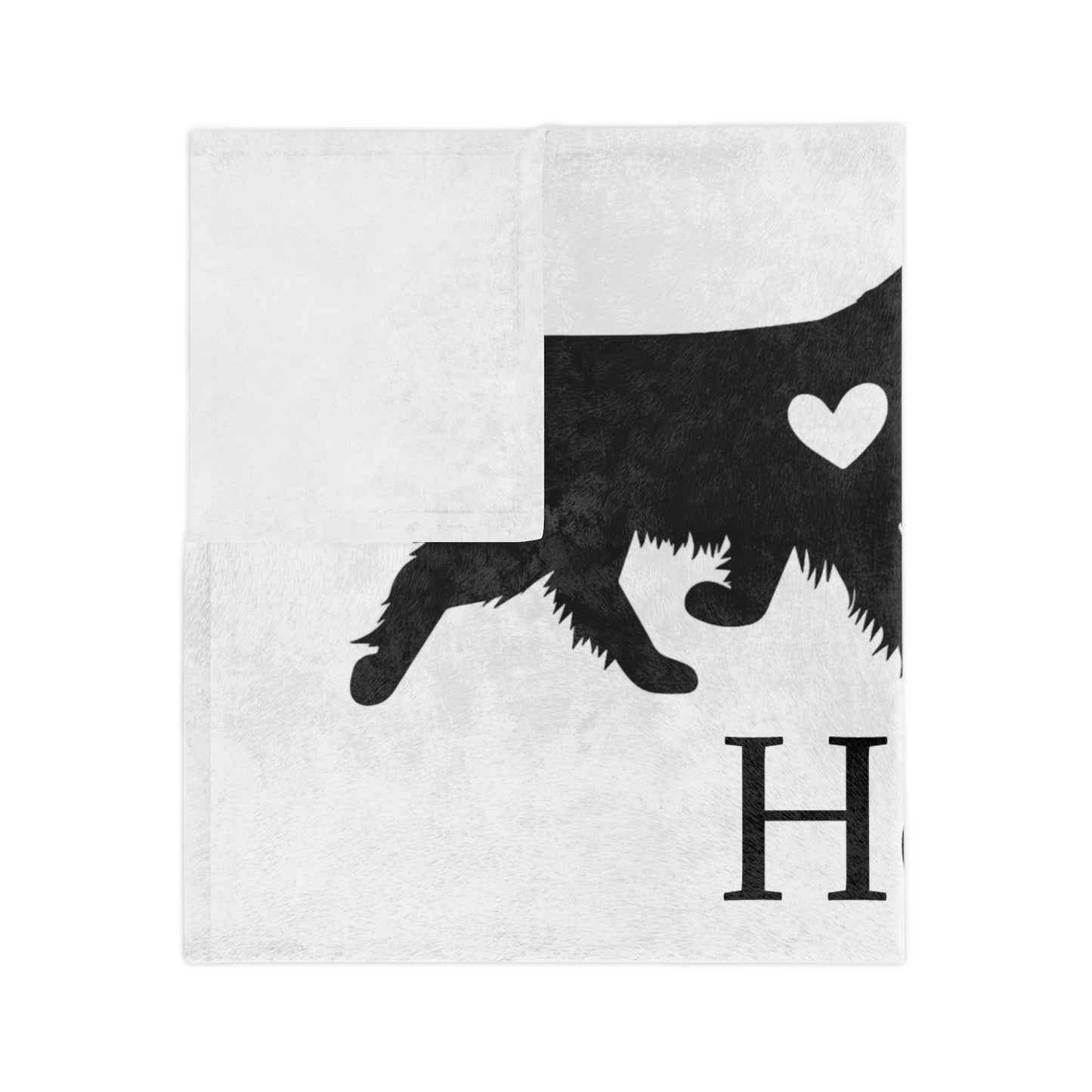 Heart Of Gold Velveteen Microfiber Blanket