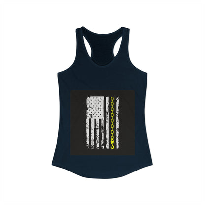 Thin Yellow Line Women's Racerback Tank
