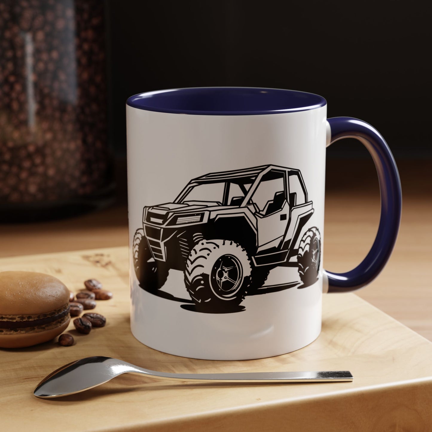 Off The Beaten Path Side By Side 2-Tone Coffee Mug