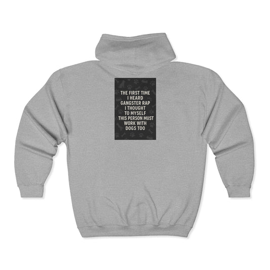 Gangster Rap Unisex Full Zip Hoodie