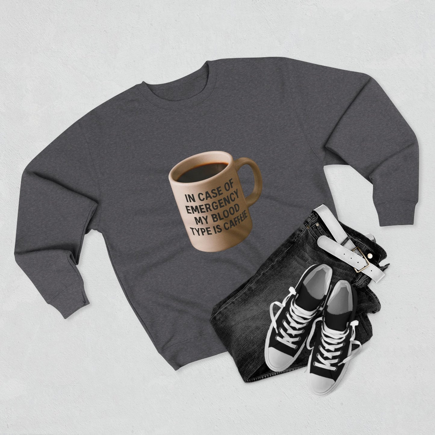 Blood Type Unisex Crewneck Sweatshirt