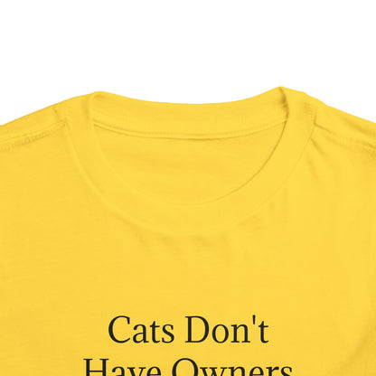 Cat Minions Toddler Unisex Short Sleeve Crewneck Tee