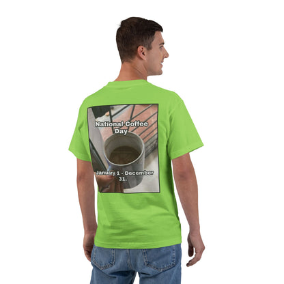 National Coffee Day Men's Short-Sleeve Crewneck Tee