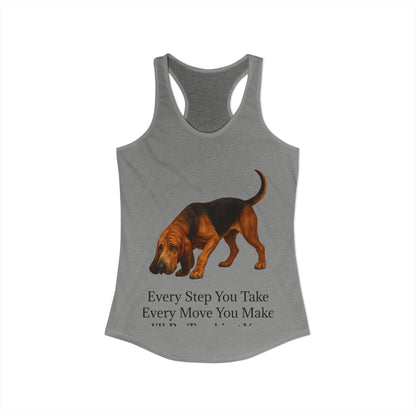 Tracking You Women's Racerback Tank