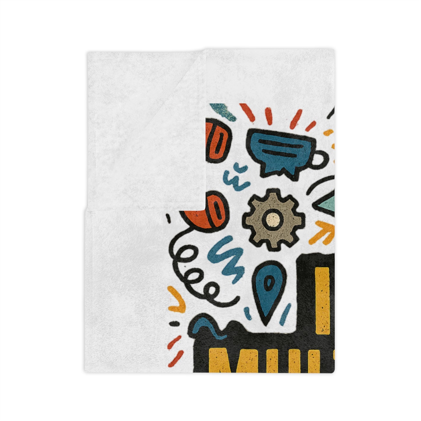 Multi-Tasker Velveteen Microfiber Blanket
