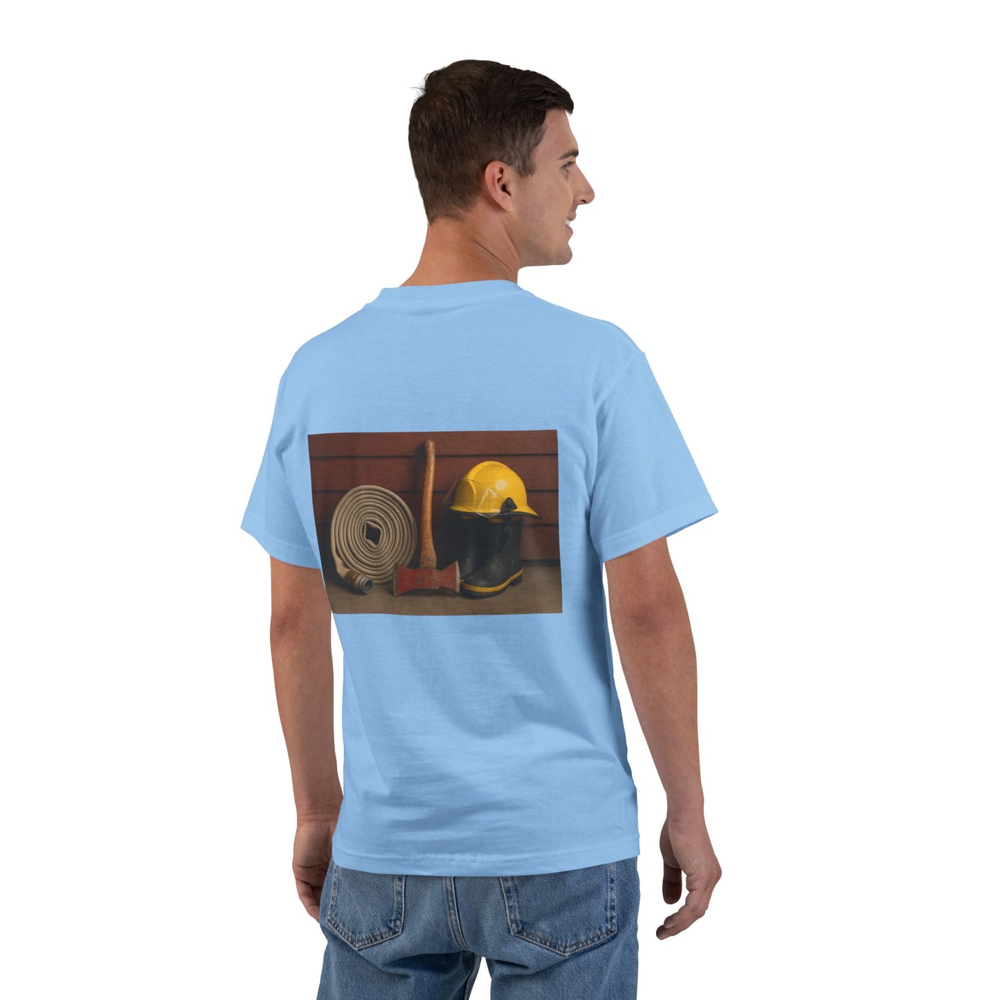 Fire/Rescue Appreciation Men's Short-Sleeve Crewneck Tee