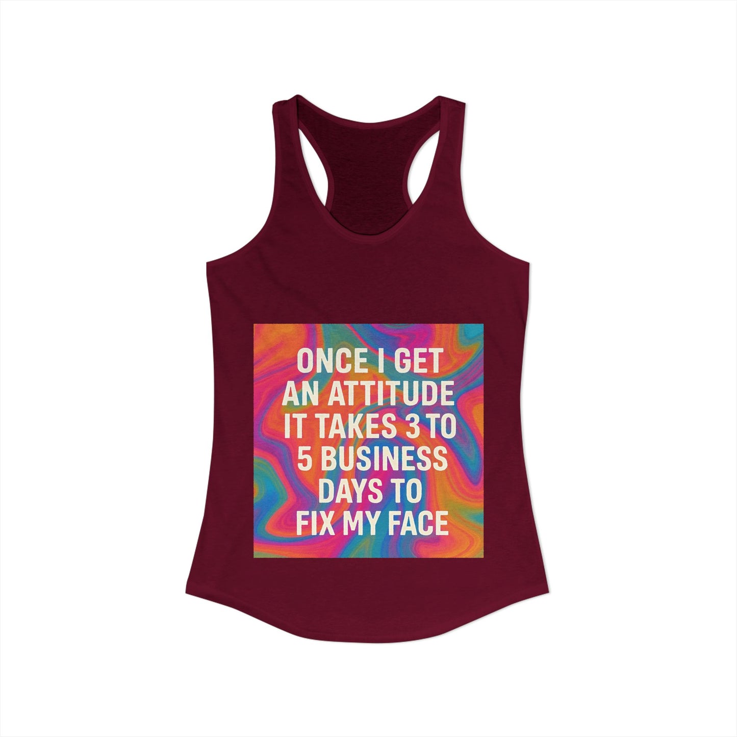 Fix My Face Women's Racerback Tank